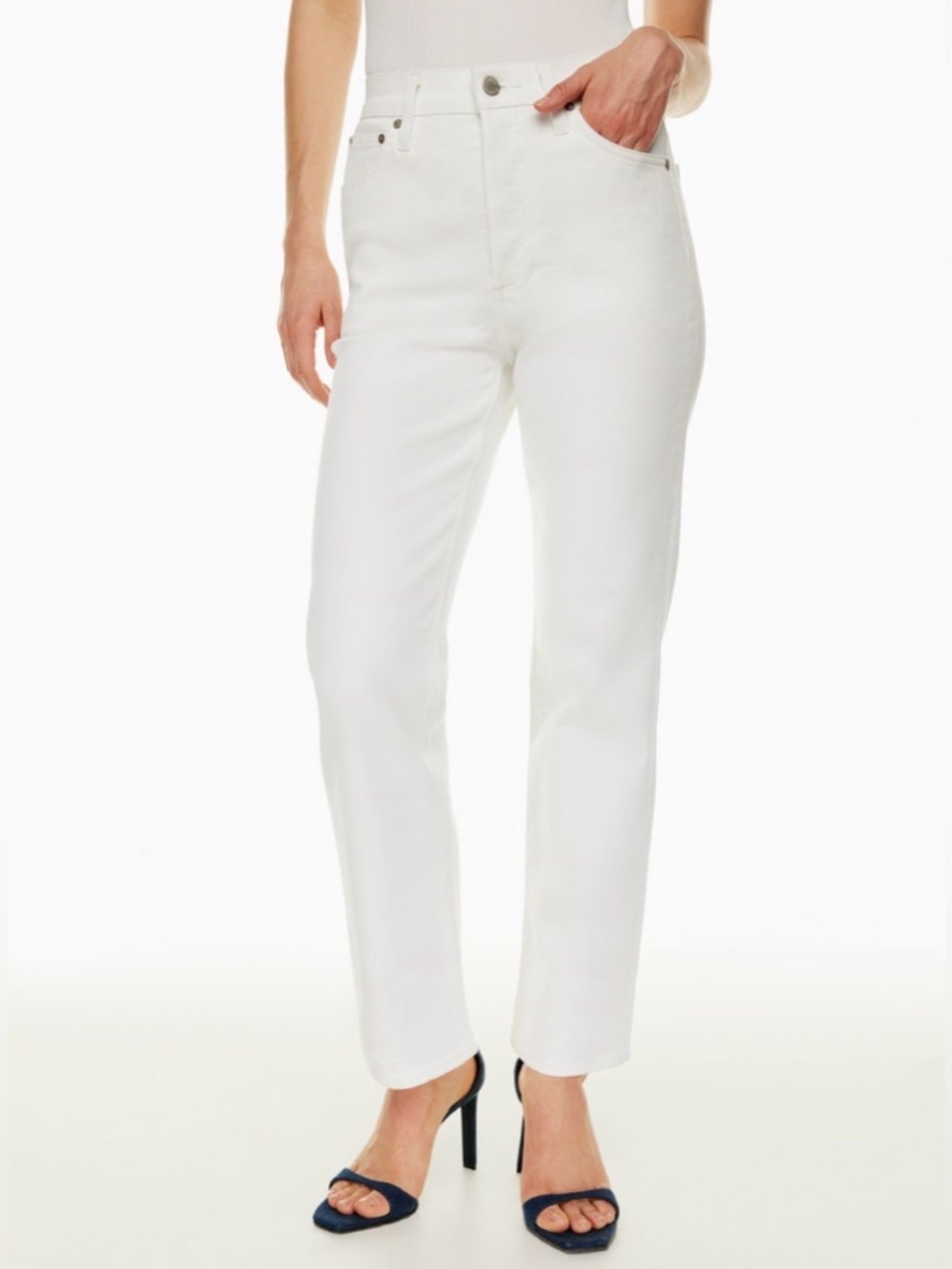 Aritiza Denim Forum - The Arlo Hi-Rise Straight Jean High-rise straight jeans